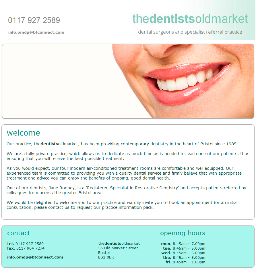 dentist old market embed page